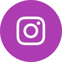 Розовый логотип Instagram в круге