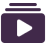 Логотип YouTube Shorts для обозначения поддержки рандомизированных видеофайлов
